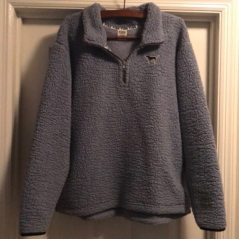 PINK sherpa pullover